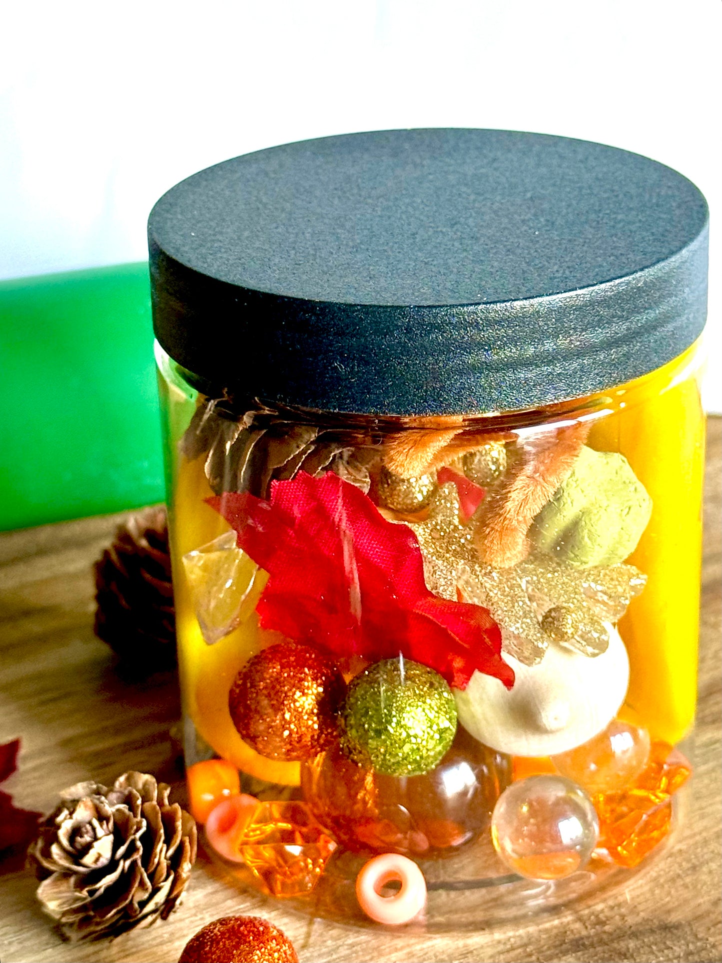 Fall Dough Jar